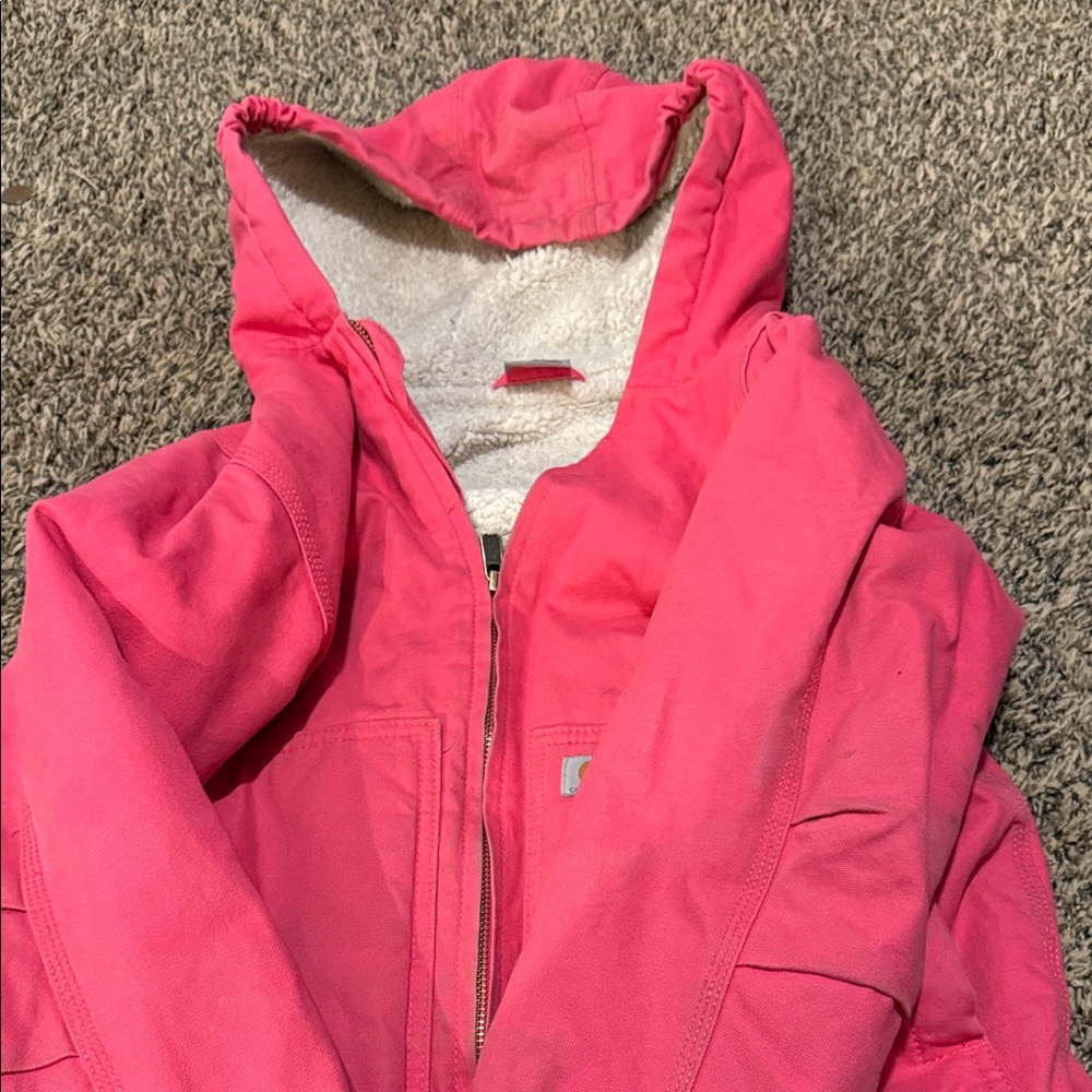 Carhartt Pink Jacket with Logo